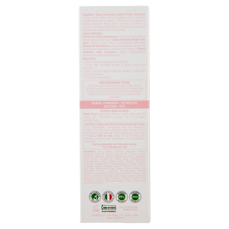 equilibra Rosa Ialuronica Crema Corpo Idratante 48H 150 ml
